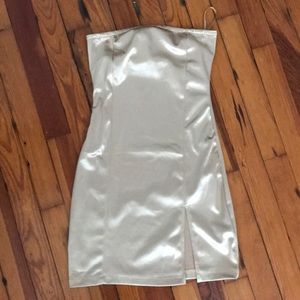 Urban outfitters gold dress